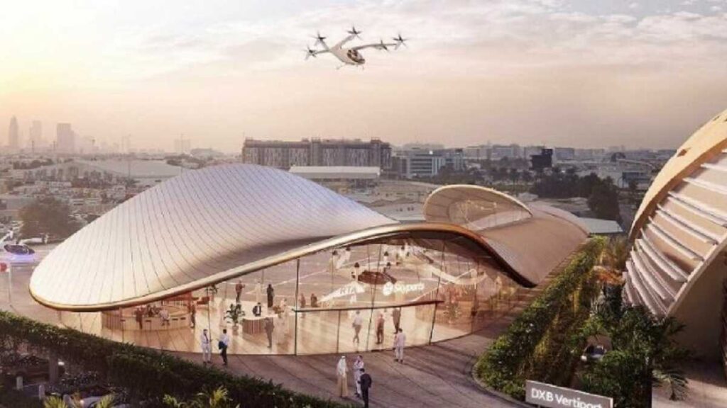 Flying Taxis and Vertiports to Launch in Dubai by 2026